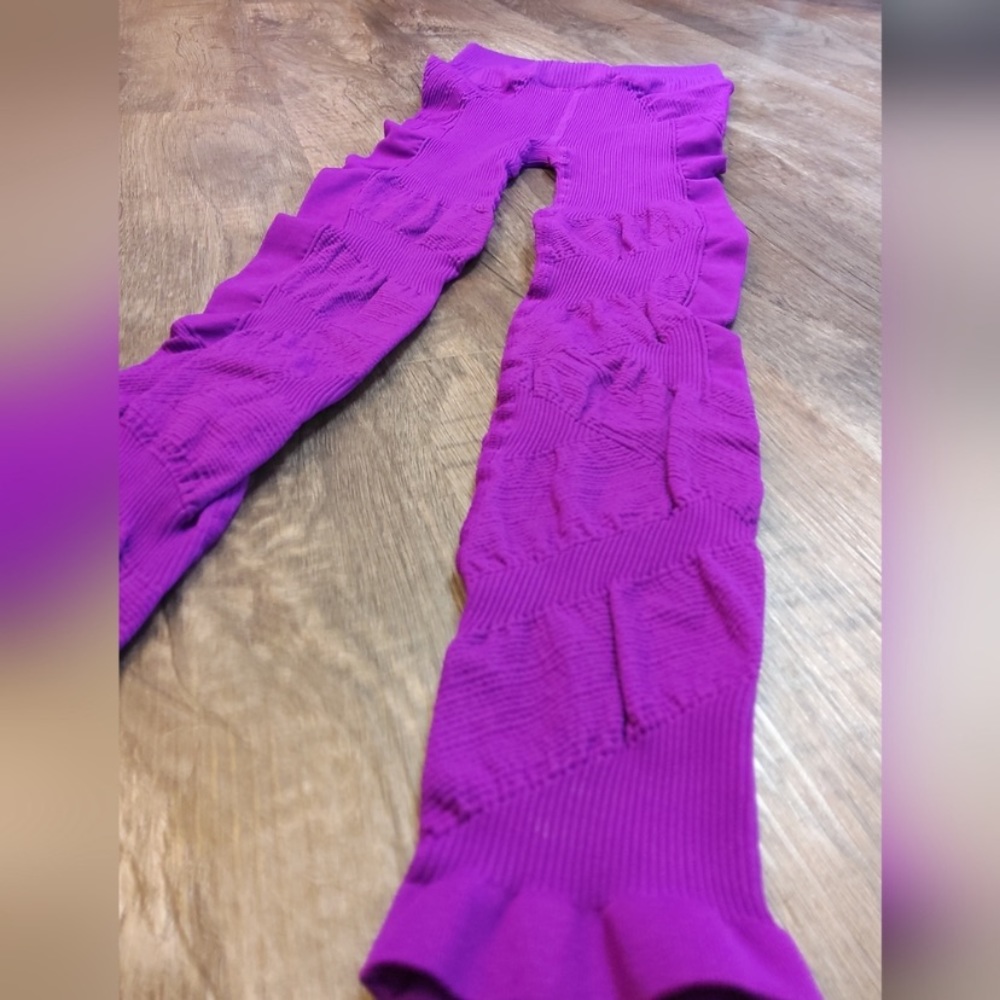 FP Movement Happiness Runs Ruched Design Leggings Purple